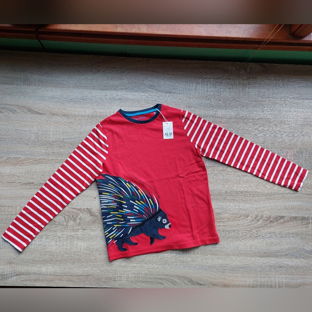 2021 nwt Mini Boden porcupine tee 11-12 years - Picture 10 of 14